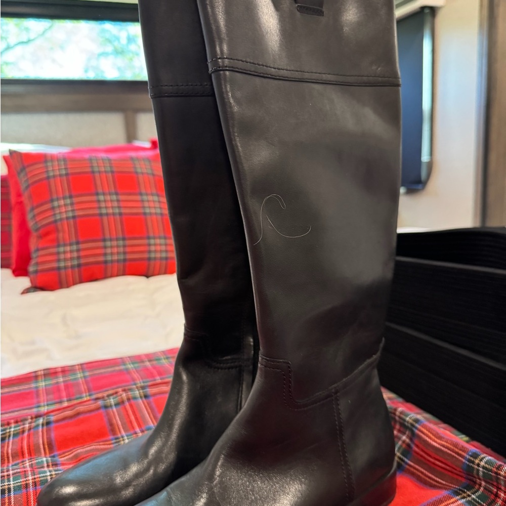 Ralph Lauren Black barkston Knee Boots
